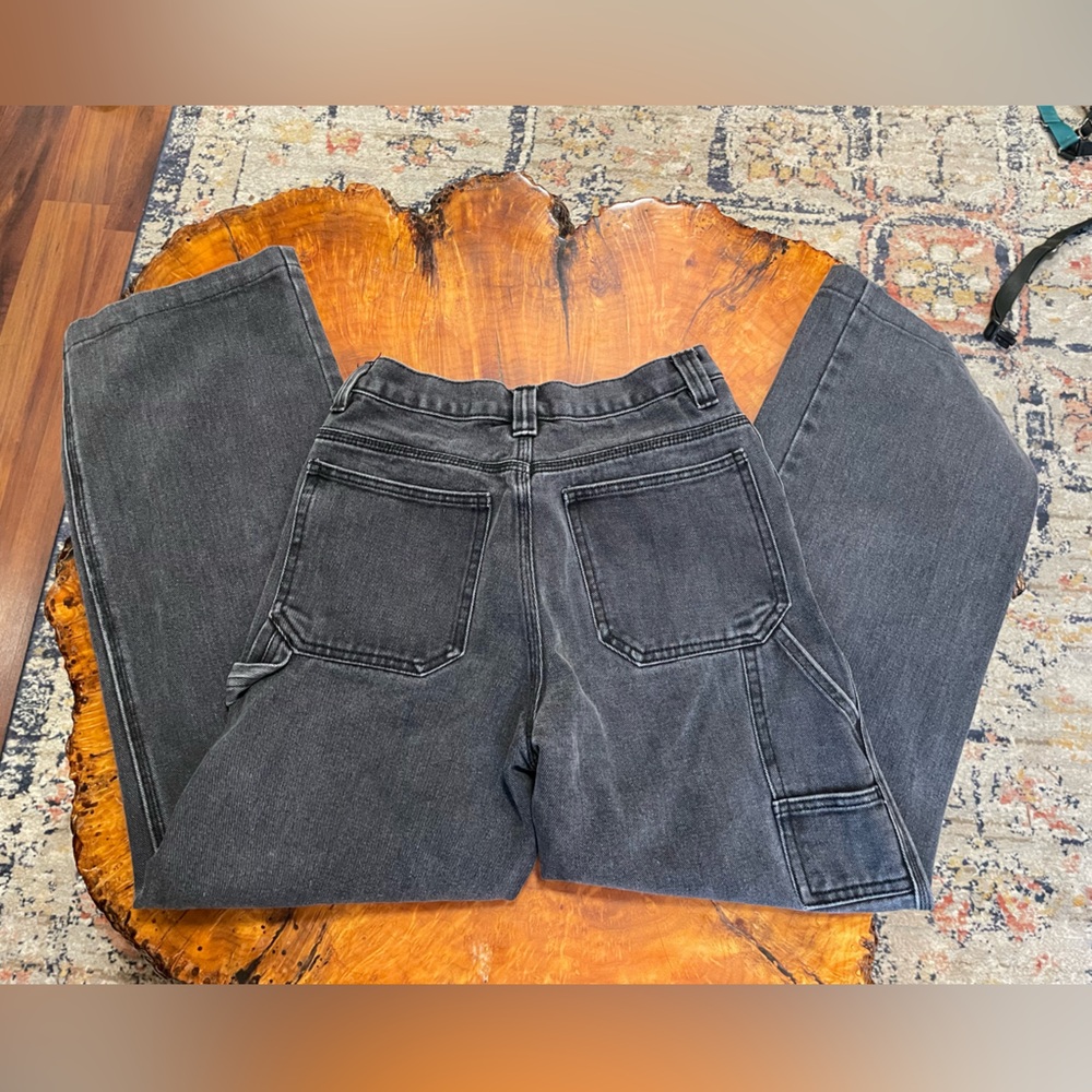 J.Galt Shanghai Brandy Melville wide leg grey jeans